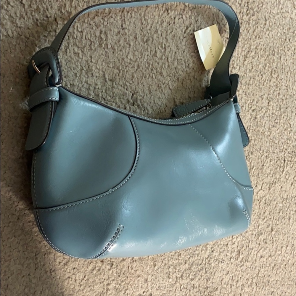 ๐ Cole Haan light blue leather shoulder bag NWT๐ - Picture 3 of 8